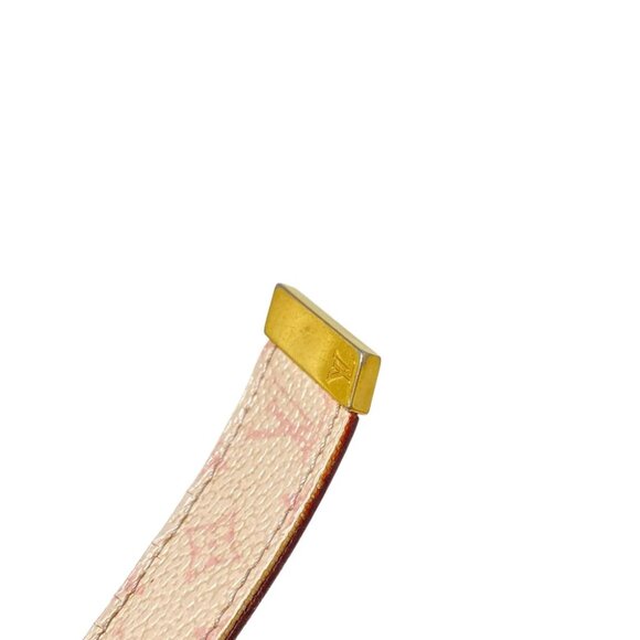 Auth LOUIS VUITTON Ceinture M9273 Rose Monogram Cherry Blossom - LB0033 Belt - Picture 8 of 9